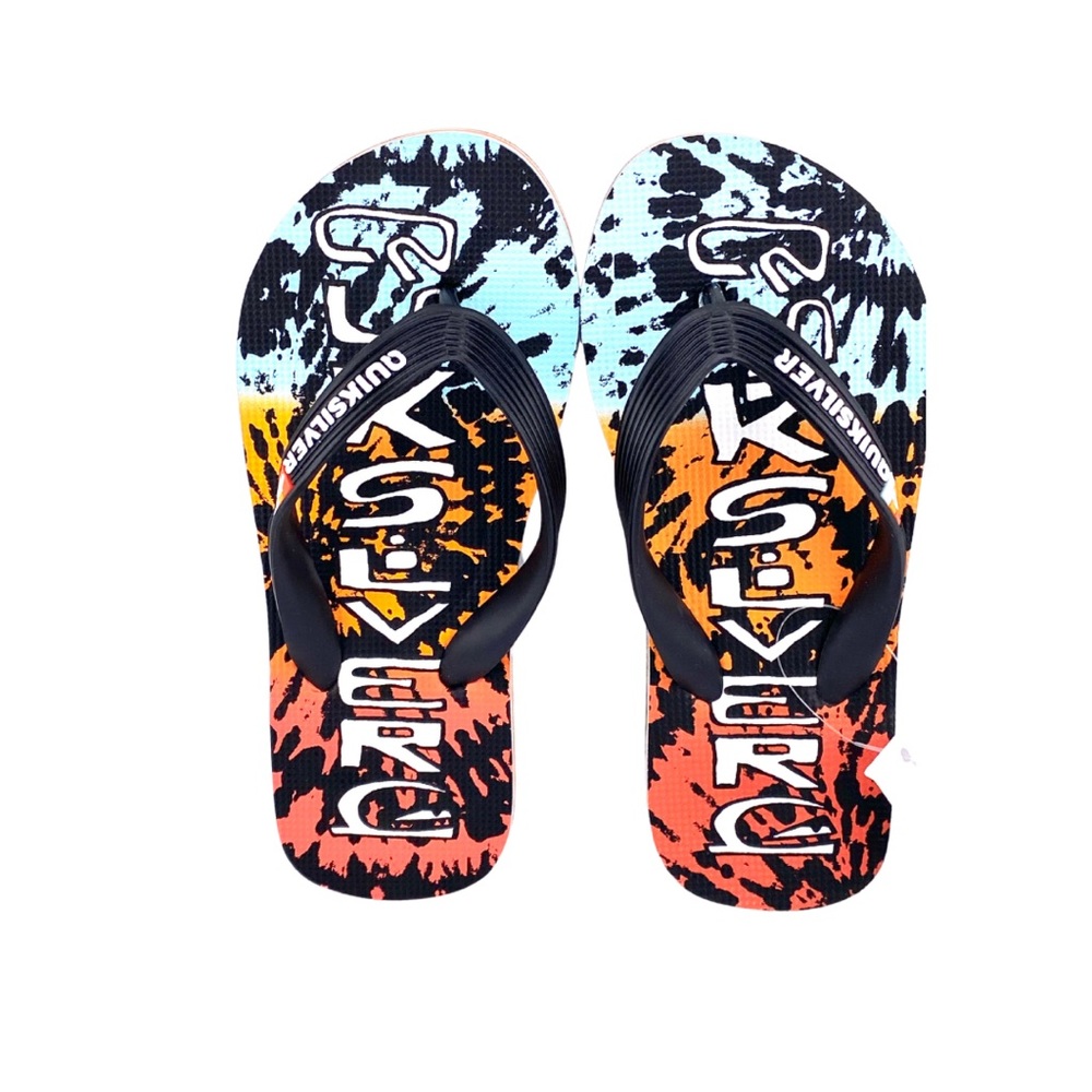 NWT Boy’s QuickSilver Flip Flops Size 13/1